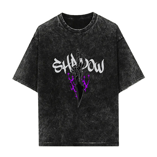 SHADOW ARISE OVERSIZED STONE WASHED T-SHIRT