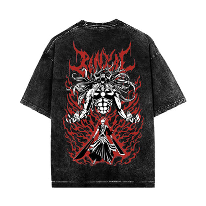 YEN ICHIGO OVERSIZED STONE WASH T-SHIRT