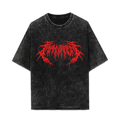 YEN ICHIGO OVERSIZED STONE WASH T-SHIRT