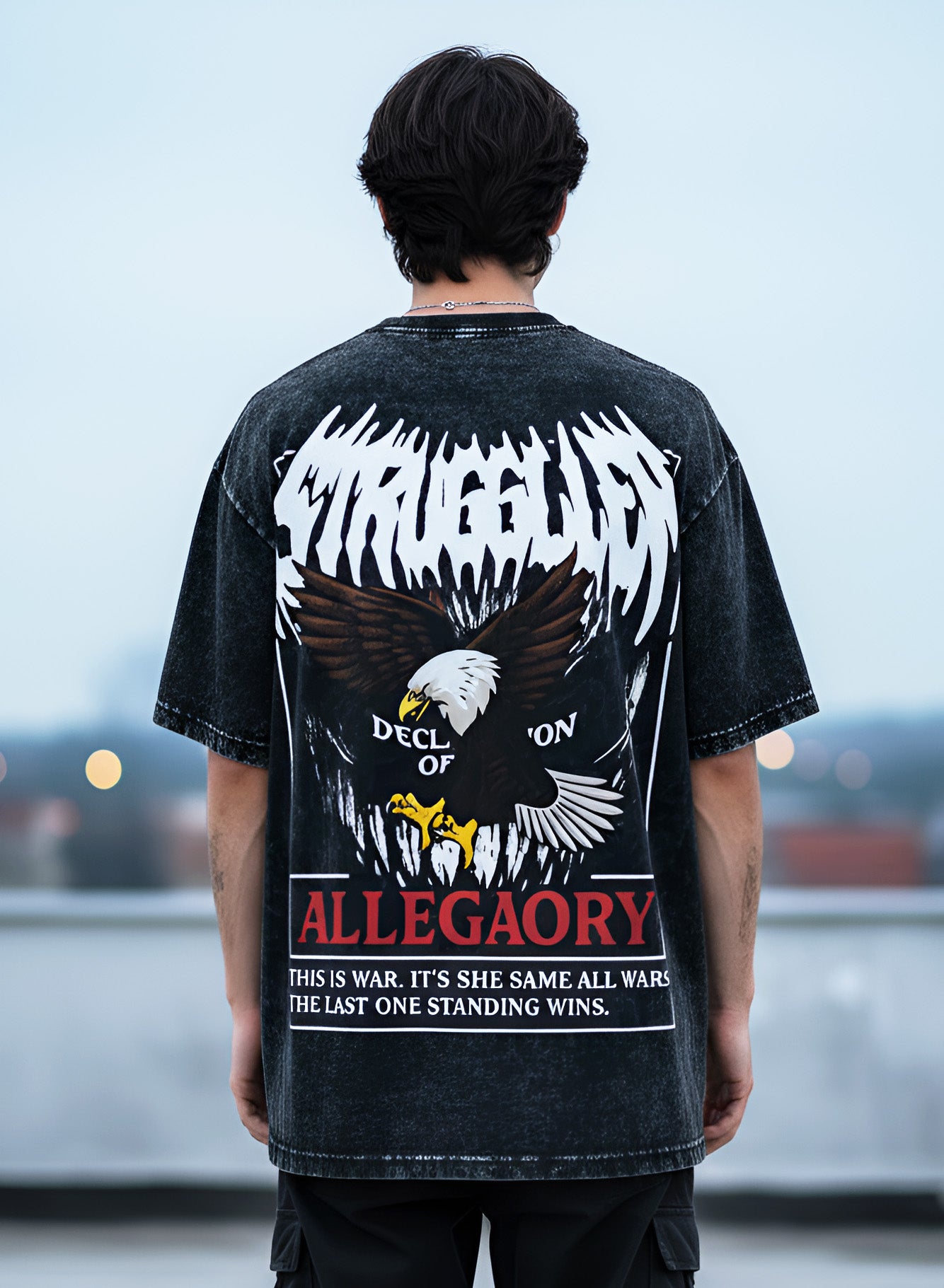 FURIOUS EAGLE PREMIUM OVERSIZE TSHIRT
