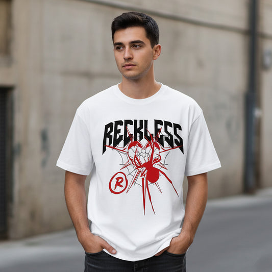 RECKLESS PREMIUM OVERSIZE PRINTED TSHIRT