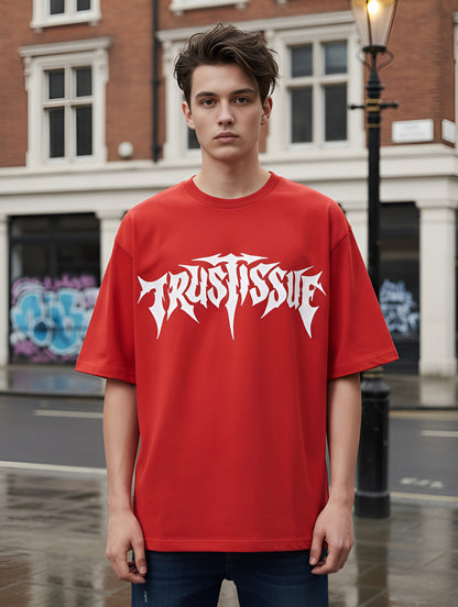 TRUSTISSUE PREMIUM OVERSIZED PRINTED TSHIRT